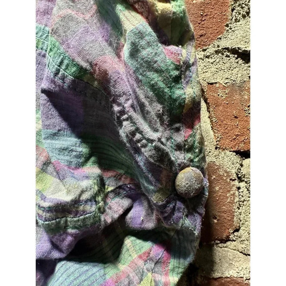 Vintage American Eagle Plaid hat - Picture 3 of 9